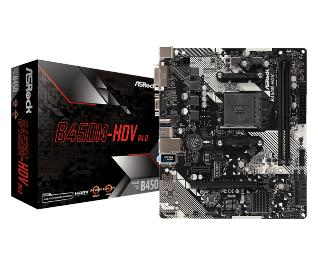 ASROCK B450M-HDV R4.0 / AM4