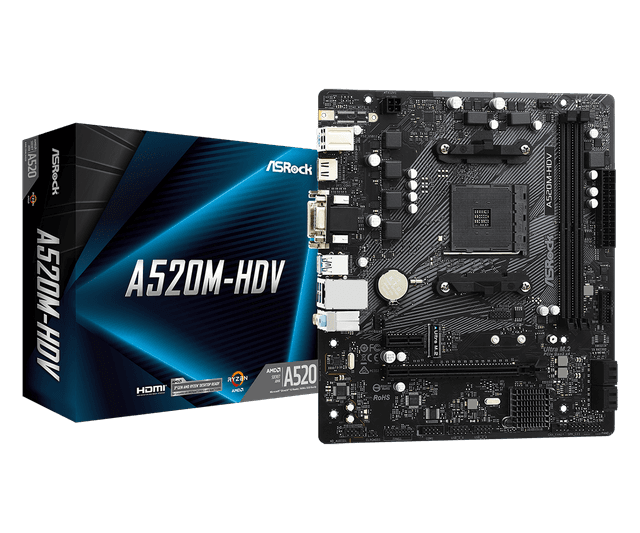 ASROCK A520M-HDV /AM4