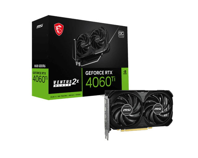 MSI RTX4060TI 8 VEN 2 BL E1 OC