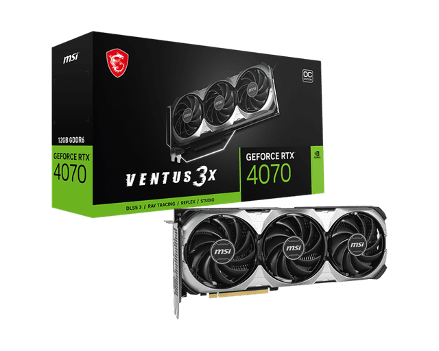 MSI RTX4070 VENT 3X E1 12G OC