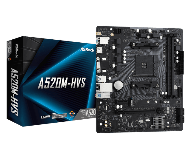 ASROCK A520M-HVS /AM4